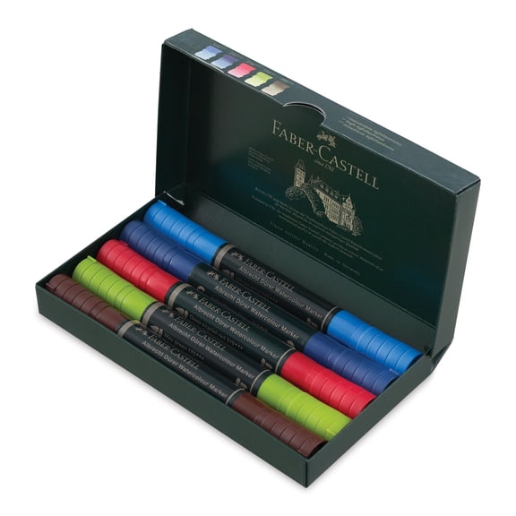 Faber-Castell Albrecht Dürer Watercolor Markers - Set of 5, Urban Sketching Tones