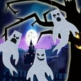 thumbnail image 3 of Halloween Windsock Flag Paper 3D Holiday Hanging Decoration Haunted House Prop, 3 of 7