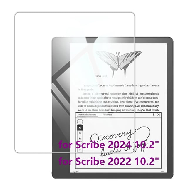 Protector de pantalla Kepuch de cristal templado para Kindle Scribe 2024/2022
