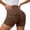 Coffee, variant on Women's High Waisted Yoga Shorts Seamless Lifting Gym Fitness Workout Shorts Peach Shaping