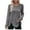 Gray, variant on VERUGU Long Sleeve Shirts for Women Crew Neck Casual Tunic Tops Lightweight Pullover