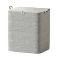 thumbnail image 2 of Joernso Quilt Storage Bag Zipper Closure with Handle Clothes Storage Basket Closet Organizer Housemoving Package Duvet Cover Bed Sheets Wardrobe Storage Bag, 2 of 7