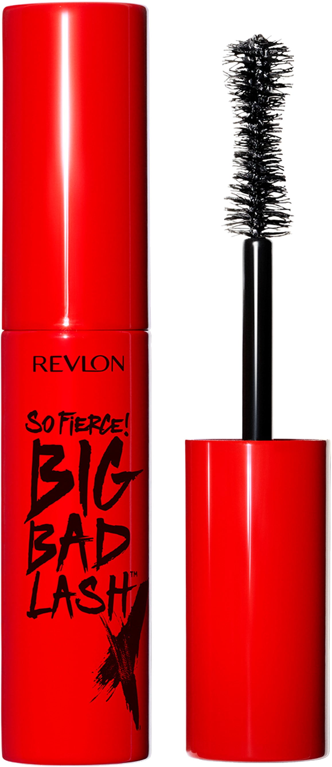 Revlon So Fierce! Big Bad Lash Mascara, Volumizing Darkening Eyelash Tint with Double Sided Brush, 761 Black, 0.34 fl. Oz (Pack of 2)