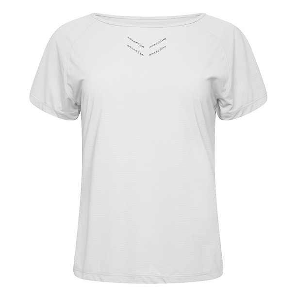 Dare 2B - Camiseta Crystallize Activo para Mujer (Blanco)