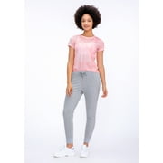 YAWHO Active Zipper Pockets Cotton Poly Joggers, Sweatpants (Womens)