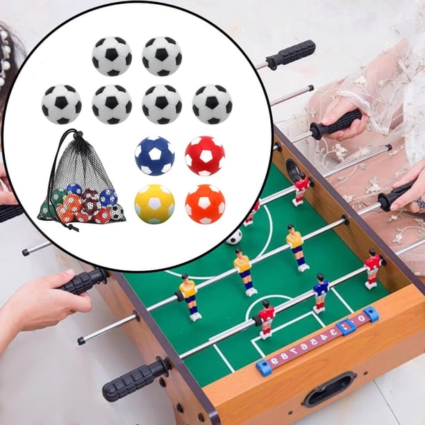 Juego De 9 Bolas De Futbolín De 28 Mm – Repuesto Para Mesas De Fútbol – Ideal Para Recreativos Y Manualidades