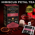 thumbnail image 4 of A&P Hibiscus Tea Bags, 20 Count, Hibiscus Petal Herbal Tea, Naturally Caffeine Free, Rich in Vitamin C, Tart Cranberry Flavor, Hot or Iced Tea, 4 of 10