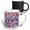 Multicolor, variant on 3drose, Painted Wall - a Colorful Potpourri of Splashes of Paint in a Creative, Random Fashion, 15oz Two-tone Yellow Mug
