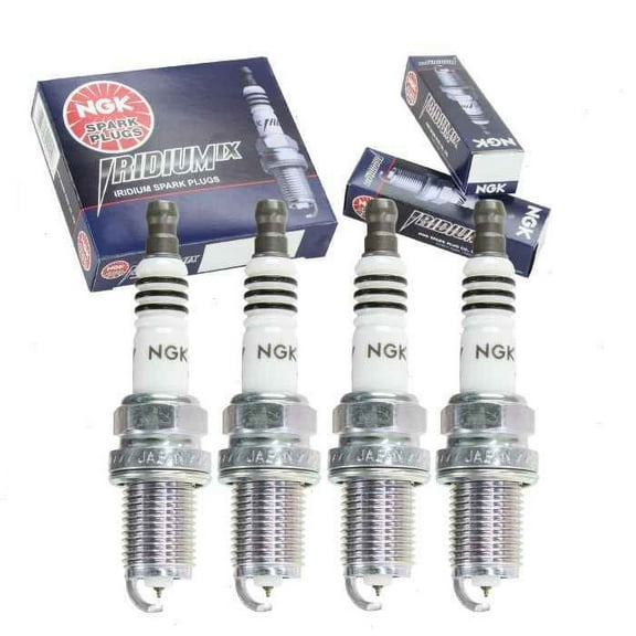 4 pc NGK Iridium IX Spark Plugs compatible with Subaru Forester 2.5L H4 1999-2004