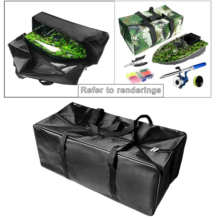 Zipper package Water Scratch Resistant Storage Premium Medium Storage Bag  for Boat for Reisen im Freien Camping Women Big Black 