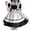 Black, variant on FUZHIQ Women's Japanese Anime Cos Maid Ladies French Apron Apparel Set Sailor School JK Clothing for Halloween