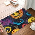 thumbnail image 4 of Honeii Playful Ghosts Night Sky Pattern Door Mat, Welcome Door Mats Outdoor Indoor, Stain and Fade Resistant, Non-Slip Entry Matfor Bedroom, Bathroom, Kitchen, 4 of 7