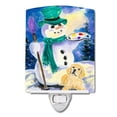 thumbnail image 1 of Carolines Treasures SS8994CNL Snowman with Golden Retriever Ceramic Night Light, 1 of 2