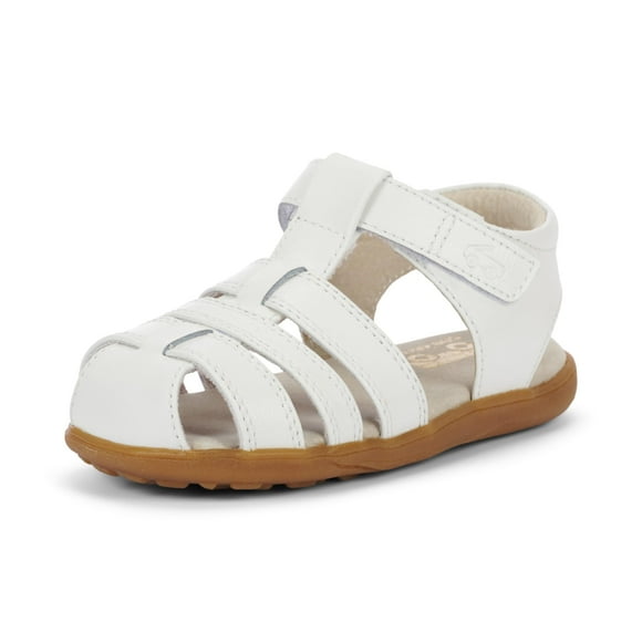 Sandalia See Kai Run Gloria V de piel para niños pequeños, color blanco