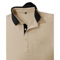thumbnail image 7 of Men's Polo T Shirts Short Sleeve Button Up Basic Summer Shirts Beige Mens Casual Dress Shirts, 7 of 7