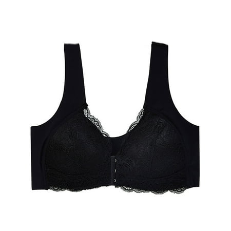 

huanledash Brassiere Front Buckle Push Up Seamless Plus Size Fitness Bra Female Clothes