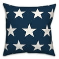 thumbnail image 2 of Creative Products Blue and White Stars 18 x 18 Indoor / Outdoor Pillow, 2 of 3