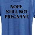 thumbnail image 3 of Instant Message - Sassy Holiday Still Not Pregnant - Women's Short Sleeve Graphic T-Shirt, 3 of 6