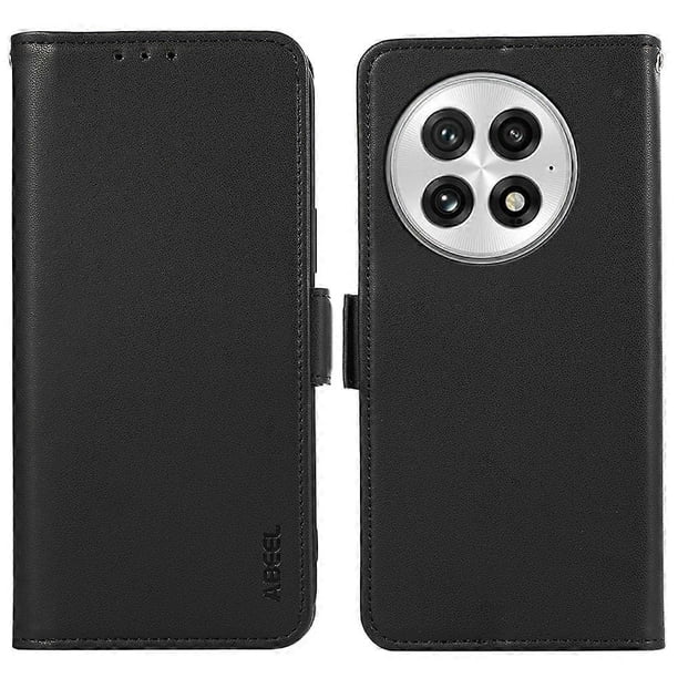 ABEEL For OnePlus 13 Case Leather Phone Cover with RFID Blocking Wallet - Black