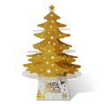 thumbnail image 3 of Bearachild Luz de árbol de Navidad de mesa, decoración de Navidad Artificial, iluminación que funciona con pilas, regalo brillante, de comedor, Kits de decoración para fiestas Oro Bearachild HA009324-02, 3 of 6