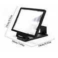 thumbnail image 3 of Mobile Phone Screen Magnifier With Stand, 1X Amplification For Enhanced Viewing Experience, Adjustable Clip-On Base For Universal Compatibility With Smartphones, Ideal For Media, 3 of 6
