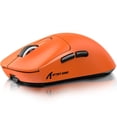 thumbnail image 1 of Wireless Gaming Mouse, 49g Ergonomic Computer Mouse, Triple Modes PAW3395 26K DPI Optical Sensor, 200h Battery Life, Programmable Buttons, Gaming Accessories for PC/Laptop/Mac(Orange), 1 of 5
