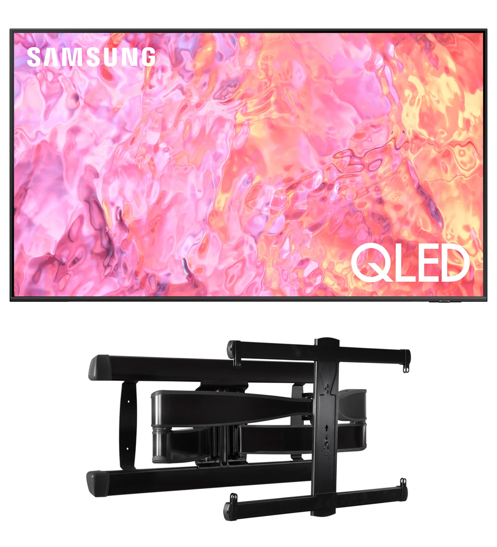 Samsung QN85Q60CAFXZA 85" QLED 4K Quantum HDR Dual LED Smart TV with a