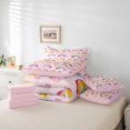 thumbnail image 6 of Manfei Watercolor Rainbow Child 7-Piece Twin Bedding Sets, Cartoon Stars Print Bedding Comforter Set, Chic Artwork Reversible Sheet Sets, Lightweight Room Decor, 6 of 8