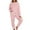 Light Pink, variant on SUYIDA Women'S Winter Fleece Pajamas,Cozy Set With Hooded Pullover And Comfy Pants Featuring Convenient Pocket For Relaxation And Everyday Wear - Light Gray