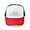 Red/Blue/White, variant on CafePress - Delta Sigma Phi Black Stacked Logo - Adjustable Unisex Printed Trucker Hat with Mesh Back
