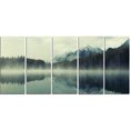 thumbnail image 2 of Lake Herbert in Foggy Morning - Modern Seascape Canvas Artwork, 2 of 3