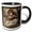 Black/White, variant on 3drose, Image of an Angry Tree Face, 11oz Magic Transforming Mug