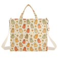 thumbnail image 7 of FORMRS Womens Corduroy Tote Bag Crossbody Shoulder Purse Handbag with Detachable Strap, Cute Cartoon Ghost Pattern, 7 of 7
