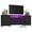 Black, variant on 70 In Dresser for Bedroom, 13 Fabric Drawer Long Dresser TV Stand for 65-80 Inch TV, Wide Chest of Drawers with Power Outlet & LED Light, Large Entertainment Center for Bedroom, Closet, Living
