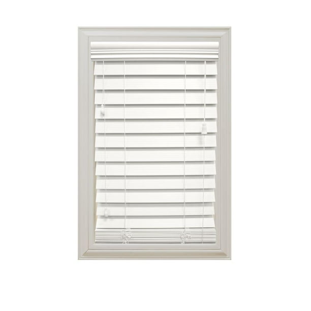2 Full Kits Per Order Home Decorators Collection White 1 In Premium Faux Wood Blind 29 W X 64 L Actual Com - Home Decorators Collection Blinds Replacement Parts