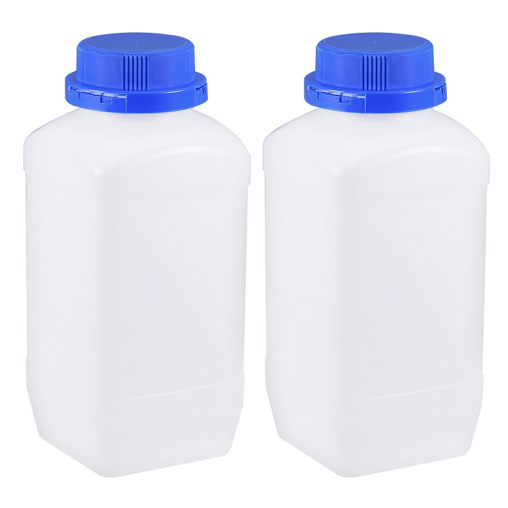 Plastic Lab Chemical Reagent Bottle 1500ml/50.7oz Wide Mouth Sample