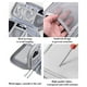 thumbnail image 4 of Bolsa para Guardar Accesorios Digitales Hys240516802 | Organizador de Cables Multicapa con Cremallera Metálica | Estuche Rígido para Baterías Externas, Auriculares Usb y Cables de Datos | Estuche de, 4 of 6
