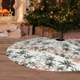 thumbnail image 6 of Yiaed Flamingo Palm Trees Print Christmas Tree Skirt , Tree SkirtsTree Mat for Christmas Winter Holiday Indoor Decorations-30", 6 of 7
