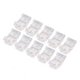 thumbnail image 4 of Conector de tira LED COB a cable, 10 unidades, 2 pines, 8 mm, transparente, sin soldadura, para casa, oficina y escuela., 4 of 14