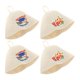 thumbnail image 1 of 4 sombreros de sauna de fieltro de lana para hombre y mujer, bordados. Estilo E, 1 of 9
