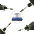 thumbnail image 3 of 10 fresas rotativas de carburo de tungsteno, cabezal de pulido de metal para herramientas rotativas Dremel, amoladoras, carpintería, grabado y pulido de metales., 3 of 7