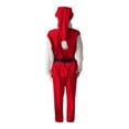 thumbnail image 6 of Santa Outfits for Men Adult Santa Suit with Top Pants Hat Beard and Belt 7 Pcs Set Men's Christmas Outfits Christmas Party Outfits for Men, 6 of 6