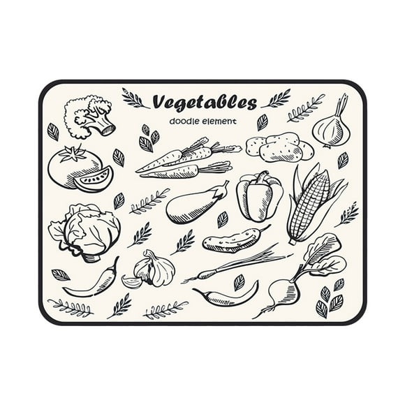 EARKITY Dish Drying Mats, Kitchen Counter Mat, Super Absorbent Draining Mat, Hide Stain Dish Drying Pad with Non-slip Rubber Backed, Quick Drying Mat for Dishes, Utensils, Pots and Pans
