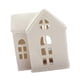 thumbnail image 5 of Figura de casa de pueblo navideña iluminada de cerámica, miniestatua de edificio blanca 73 x 53 x 11 cm, 5 of 9