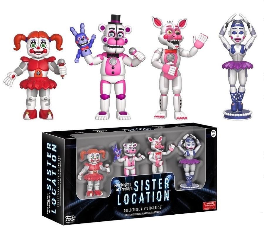 Funko Five Nights at Freddy's 2" Inch Figure Sister Location 4pk