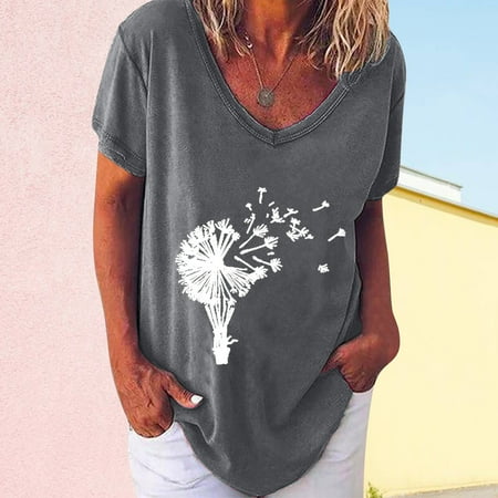 

QAZXD Women s Scrub Tops V Neck Short Sleeve Tees Fashion Graphic Blouse Working Uniform Cute Cat Animal Medical Nursing T-shirts M