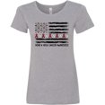 thumbnail image 3 of Inktastic Head and Neck Cancer Awareness Flag and Ribbon Women's T-Shirt, 3 of 5