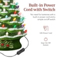 thumbnail image 4 of Árbol de Navidad de cerámica Best Choice Products de 24 pulgadas con 74 bombillas, 4 of 7