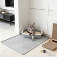 thumbnail image 2 of Lksixu Pet Supplies Silicone Cats Litter Collection Mat 34x22 In Washable Spatter Proof Waterproof And Foolproof To Clean for Small Dogs and Cats, 2 of 6