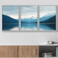 thumbnail image 2 of wall26 Framed Canvas Print Wall Art Set Zen Mountain Range Lake Reflection Nature Wilderness Photography Realism Rustic Landscape Colorful Cool for Living Room, Bedroom, Office - 24"x36"x3, 2 of 5